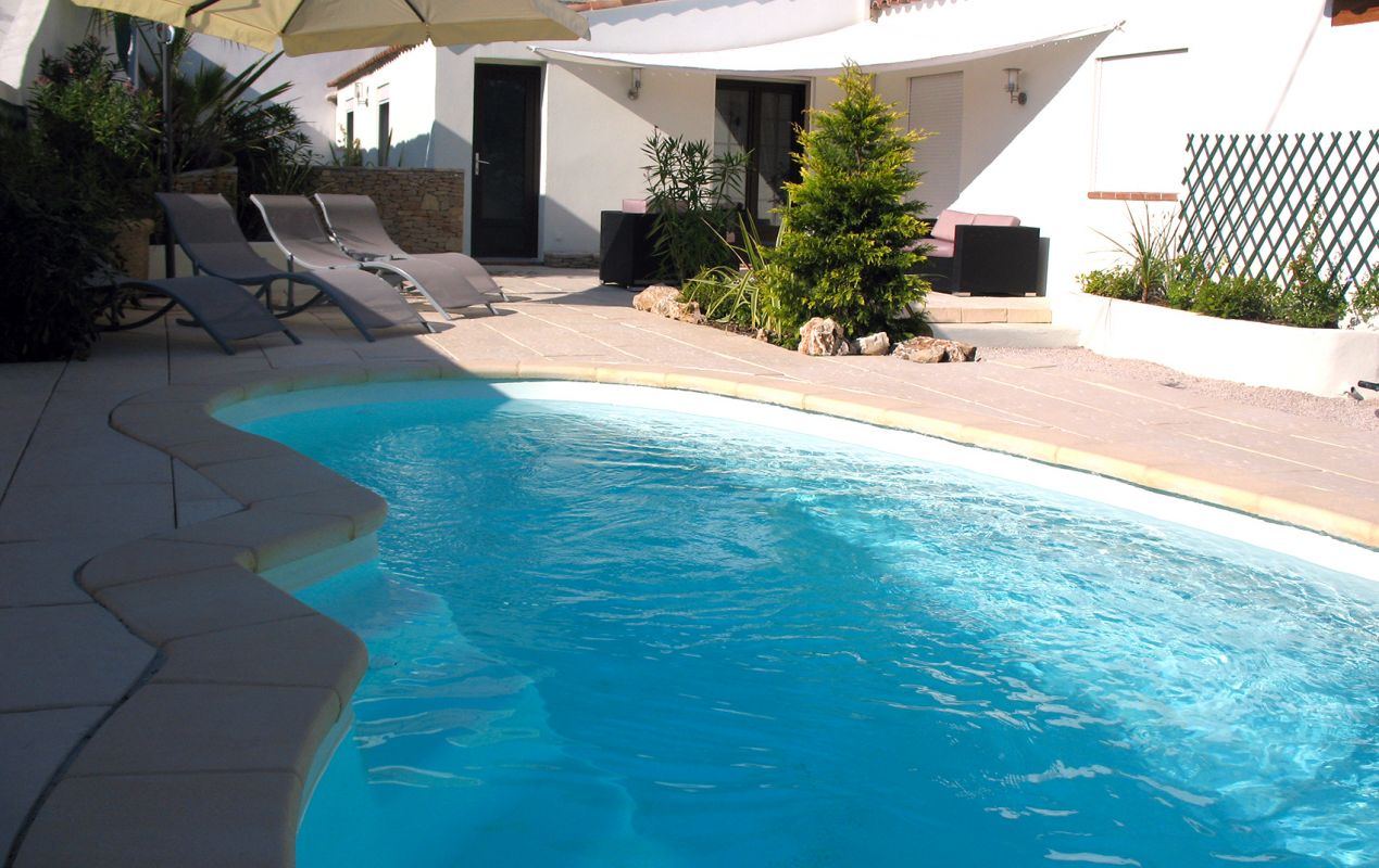la villa et sa piscine privée